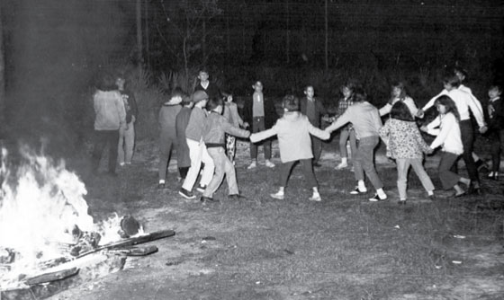 Campfire at Young Judaea Conclave